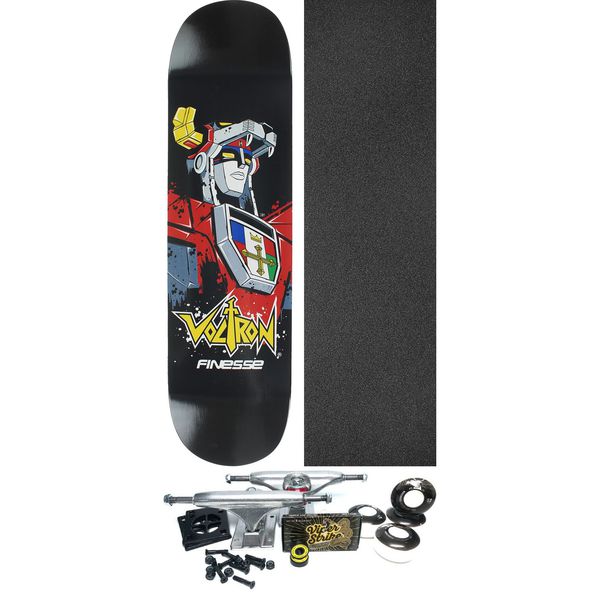 Finesse Skateboards Voltron Skateboard Deck - 8" x 32" - Complete Skateboard Bundle